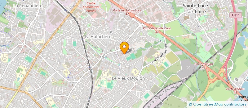 localisation de l'entreprise ETOILE FIL NANTES  NANTES