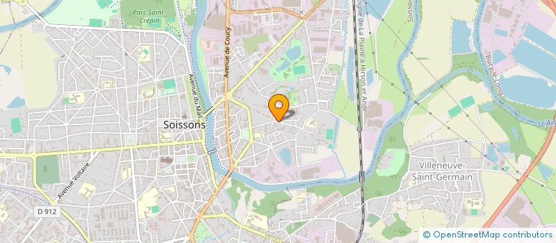localisation de l'entreprise ETOILE FILANTE à SOISSONS