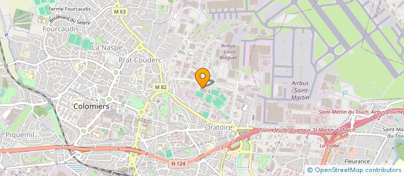 localisation de l'entreprise ETOILE GYMNIQUE COLOMIERS USC à COLOMIERS