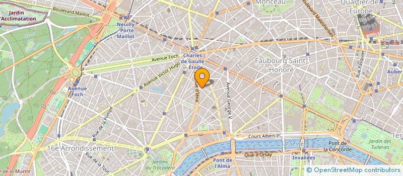 localisation de l'entreprise ETOILE IMMOBILIER  PARIS