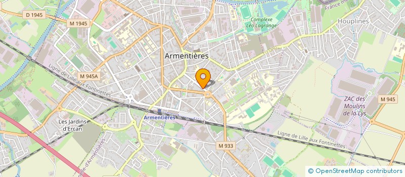 localisation de l'entreprise ETOILE IMPORT SARL  ARMENTIERES