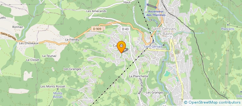 localisation de l'entreprise ETOILE INFORMATIQUE  SAINT-GERVAIS-LES-BAINS