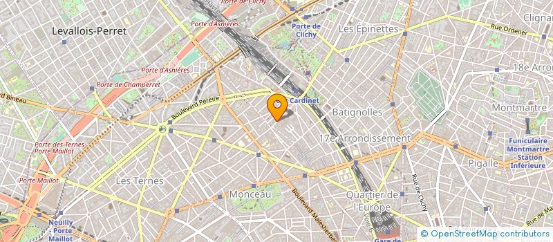 localisation de l'entreprise ETOILE INTERNATIONAL à PARIS