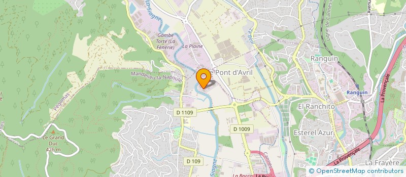 localisation de l'entreprise ETOILE JARDIN  MANDELIEU-LA-NAPOULE