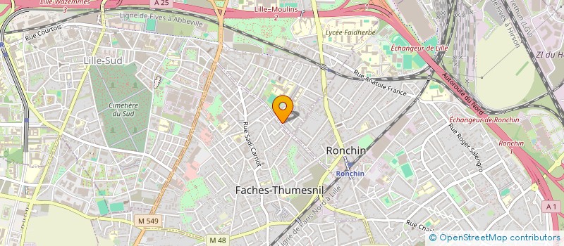 localisation de l'entreprise ETOILE LILLE SUD à LILLE