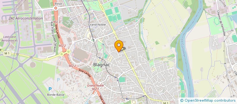 localisation de l'entreprise ETOILE LJ à BLAGNAC