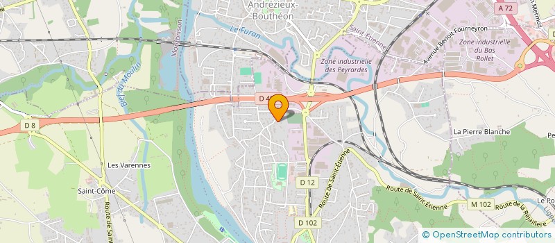 localisation de l'entreprise ETOILE MACHINES OUTILS  SAINT-JUST-SAINT-RAMBERT