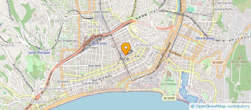 localisation de l'entreprise ETOILE MINUTE à NICE