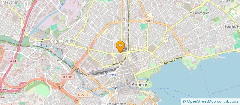 localisation de l'entreprise ETOILE MUSETTE à ANNECY