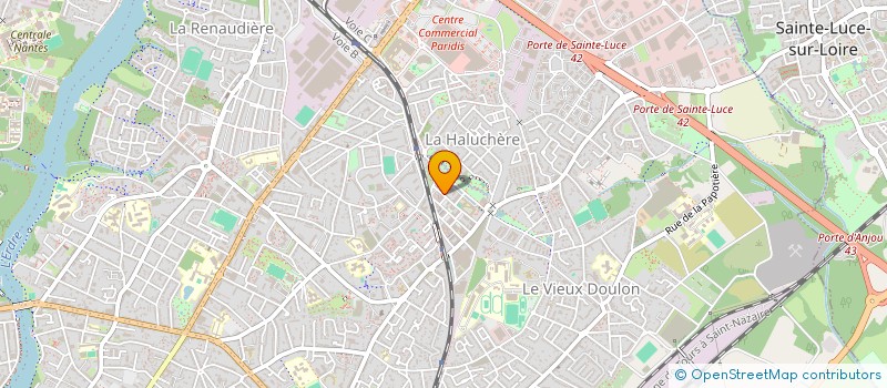localisation de l'entreprise ETOILE NANTAISE FUTSAL à NANTES