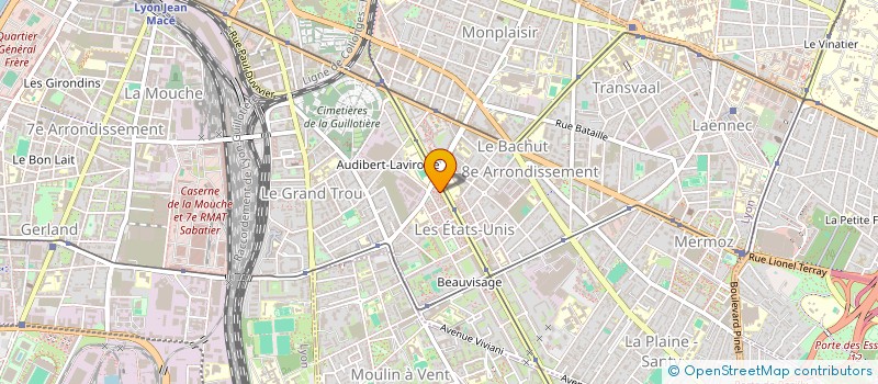 localisation de l'entreprise ETOILE NETTOYAGE  LYON