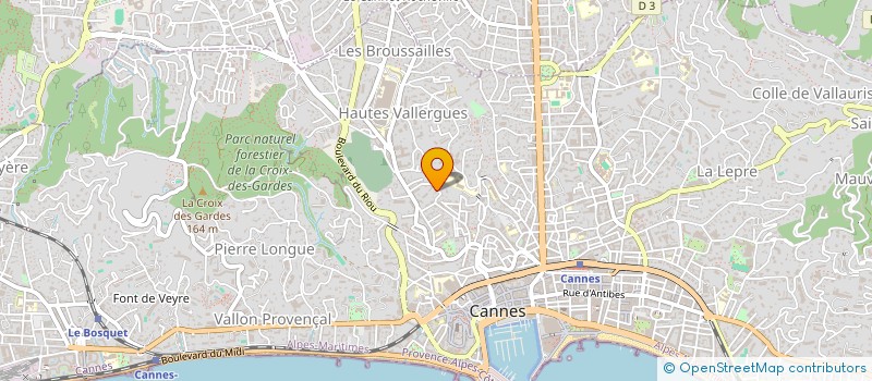localisation de l'entreprise ETOILE NORD à CANNES