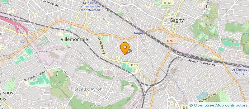 localisation de l'entreprise ETOILE NORD 77 à VILLEMOMBLE