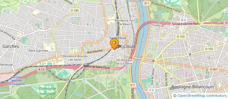 localisation de l'entreprise ETOILE PARTICIPATIONS à SAINT-CLOUD