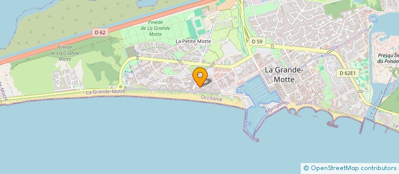 localisation de l'entreprise ETOILE PATRIMOINE à LA GRANDE-MOTTE