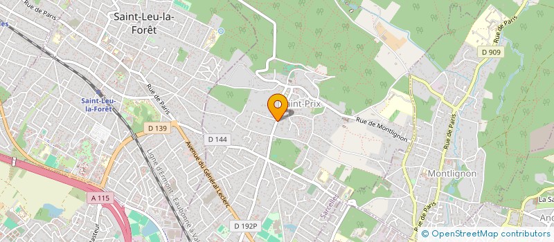localisation de l'entreprise ETOILE PLUS à SAINT-PRIX