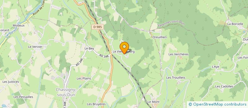 localisation de l'entreprise ETOILE POUR UN ENFANT  CHASSIGNY-SOUS-DUN