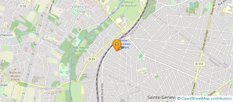 localisation de l'entreprise ETOILE PROTECTION à SAINTE-GENEVIEVE-DES-BOIS