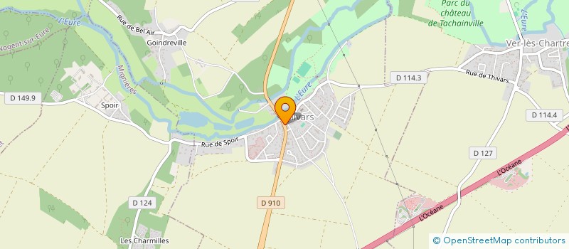 localisation de l'entreprise ETOILE RB  THIVARS