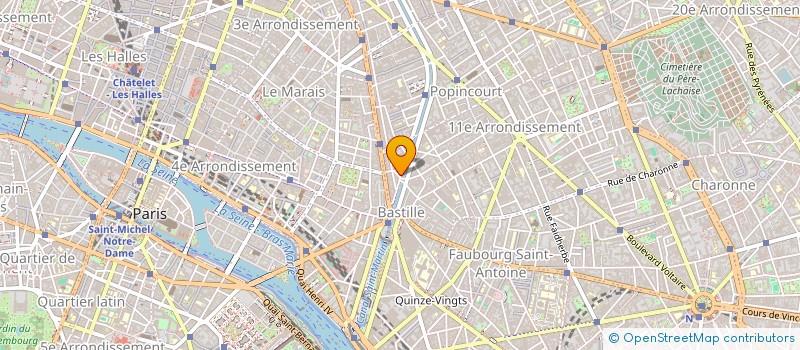 localisation de l'entreprise ETOILE ROUGE PRODUCTIONS  PARIS