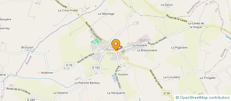 localisation de l'entreprise ETOILE SAINT-MARTIN DE CENILLY  SAINT-MARTIN-DE-CENILLY