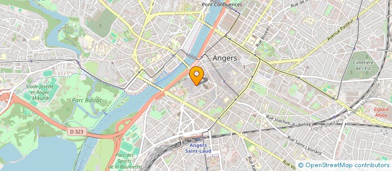 localisation de l'entreprise ETOILE SAINT-MAURICE à ANGERS