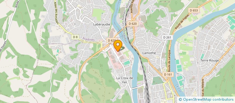 localisation de l'entreprise ETOILE SAS à CAHORS