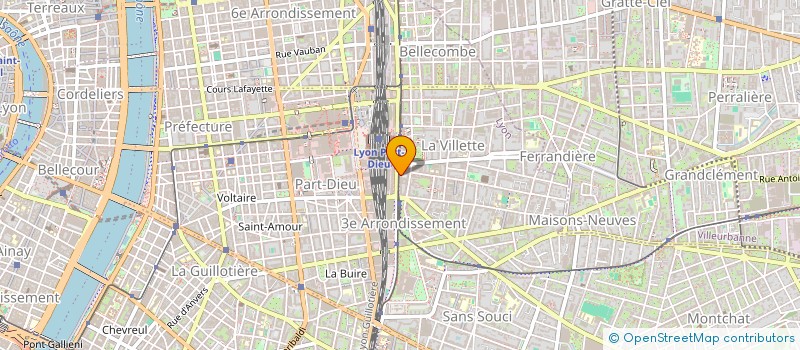 localisation de l'entreprise ETOILE SERVICE 38  LYON