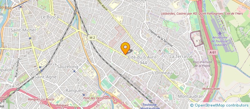 localisation de l'entreprise ETOILE SERVICES à TOULOUSE