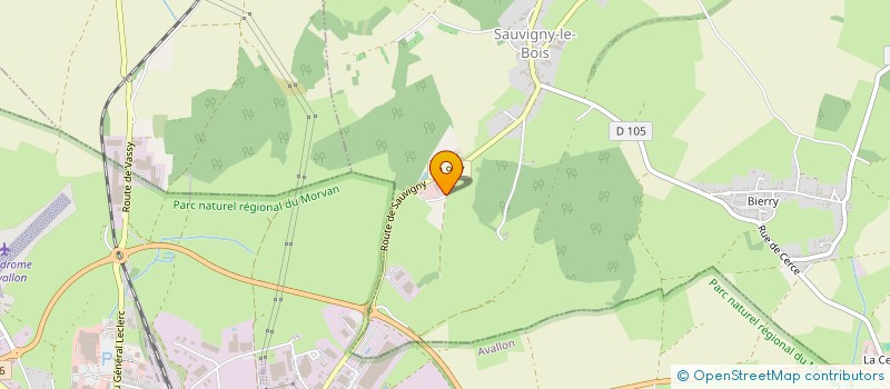 localisation de l'entreprise ETOILE SERVICES  SAUVIGNY-LE-BOIS