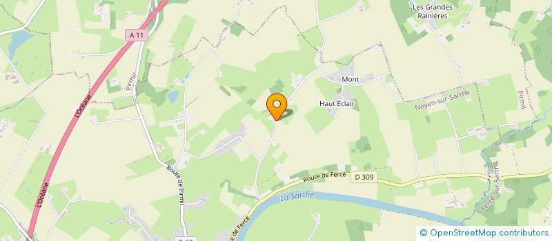 localisation de l'entreprise ETOILE SOLAR  NOYEN-SUR-SARTHE