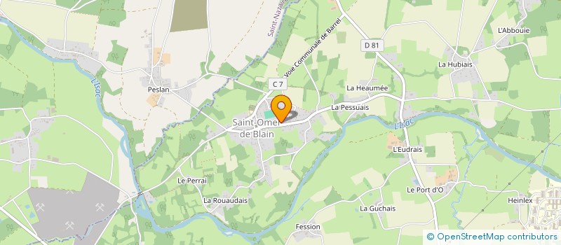 localisation de l'entreprise ETOILE SPORTIV GAVRAISE OMNISPORT BASKET  LE GAVRE