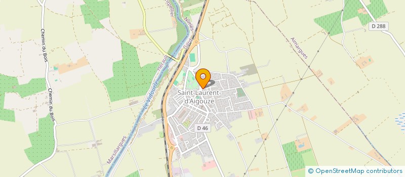localisation de l'entreprise ETOILE SPORTIV SAINT LAURENT D'AIGOUZE  SAINT-LAURENT-D'AIGOUZE