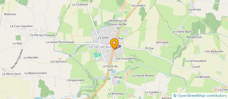 localisation de l'entreprise ETOILE SPORTIVE  LE SEL-DE-BRETAGNE