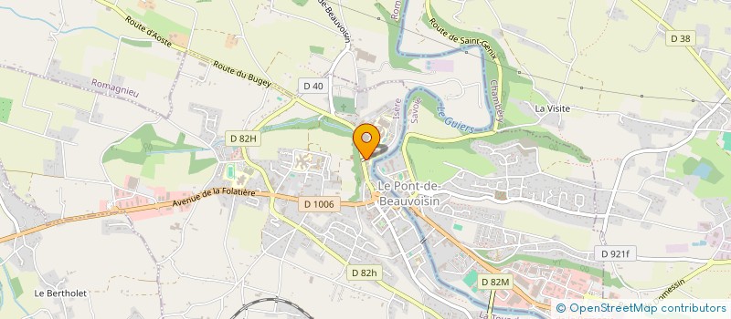 localisation de l'entreprise ETOILE SPORTIVE  LE PONT-DE-BEAUVOISIN