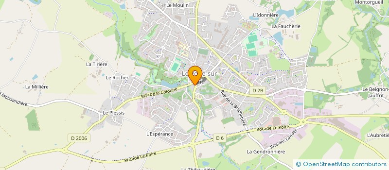 localisation de l'entreprise ETOILE SPORTIVE BELLEVILLOISE OMNISPORTS  BELLEVIGNY