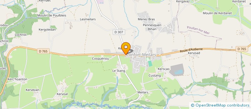 localisation de l'entreprise ETOILE SPORTIVE BEUZECOISE  BEUZEC-CAP-SIZUN