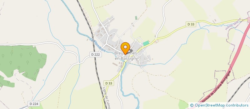 localisation de l'entreprise ETOILE SPORTIVE BREUVANNAISE à BREUVANNES-EN-BASSIGNY