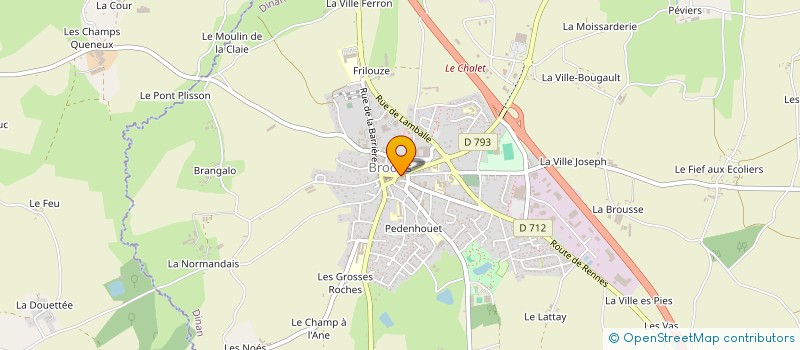 localisation de l'entreprise ETOILE SPORTIVE BROONNAISE à BROONS
