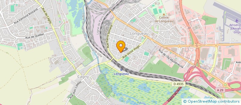 localisation de l'entreprise ETOILE SPORTIVE CHEMINOTS DE LONGUEAU à LONGUEAU