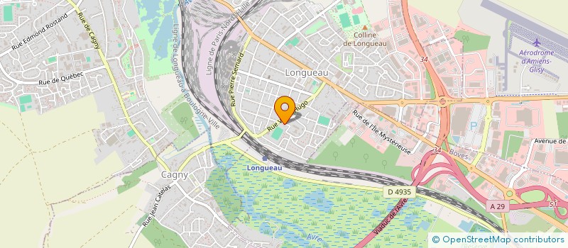 localisation de l'entreprise ETOILE SPORTIVE CHEMINOTS LONGUEAU FOOTBALL à LONGUEAU