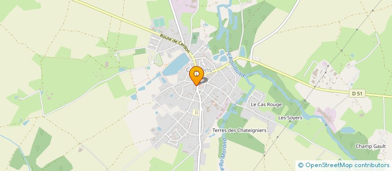 localisation de l'entreprise ETOILE SPORTIVE COULLONNAISE à COULLONS