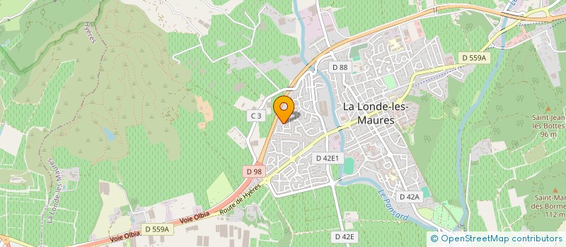 localisation de l'entreprise ETOILE SPORTIVE CULTURELLE ET ARTISTIQUE à LA LONDE LES MAURES