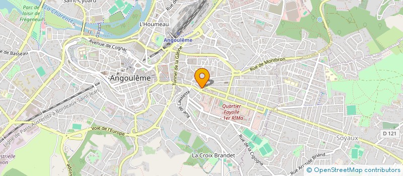 localisation de l'entreprise ETOILE SPORTIVE DE CHAMPNIERS ANGOULEME à ANGOULEME