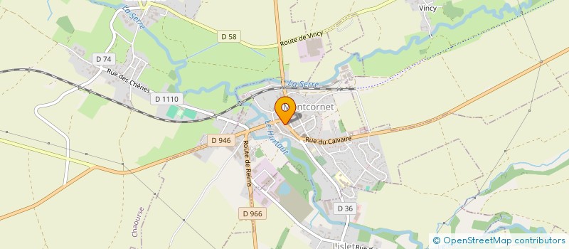 localisation de l'entreprise ETOILE SPORTIVE DE FOOTBALL à MONTCORNET