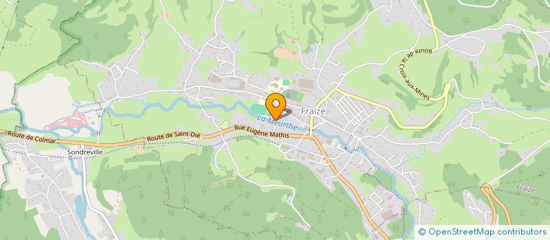 localisation de l'entreprise ETOILE SPORTIVE DE FRAIZE à FRAIZE