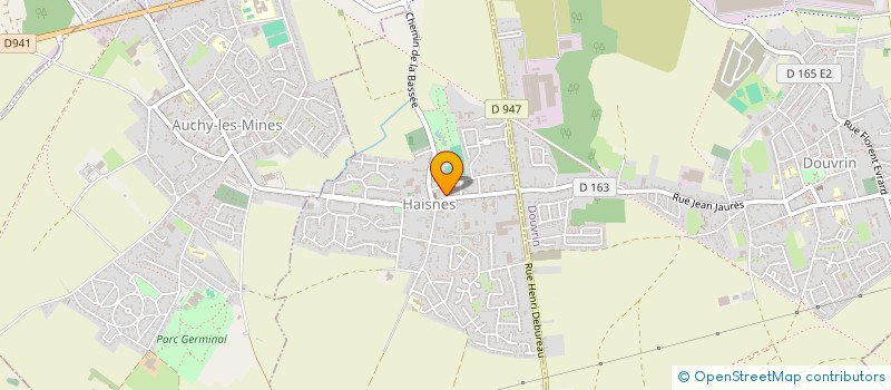 localisation de l'entreprise ETOILE SPORTIVE DE HAISNES  HAISNES