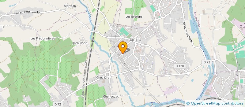 localisation de l'entreprise ETOILE SPORTIVE DE LINARS à LINARS