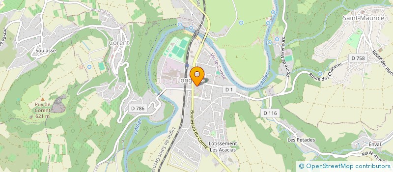 localisation de l'entreprise ETOILE SPORTIVE DE LONGUES à VIC-LE-COMTE