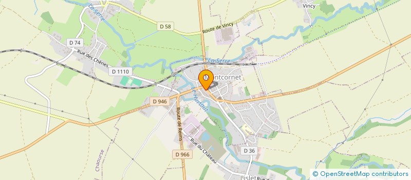 localisation de l'entreprise ETOILE SPORTIVE DE MONTCORNET LES SEMELLES FUMANTES  MONTCORNET